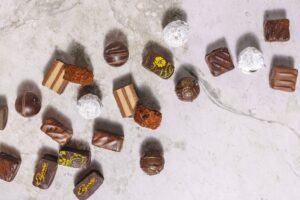 Elysée Pralinen im Sortiment-November-Angebot in der Pâtisserie Elysée Hannover